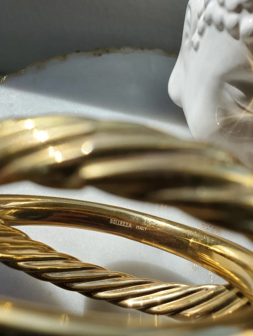Bellezza ITALY Twist Bangle Bracelet